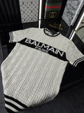 BALMAIN Örme Triko Tshirt