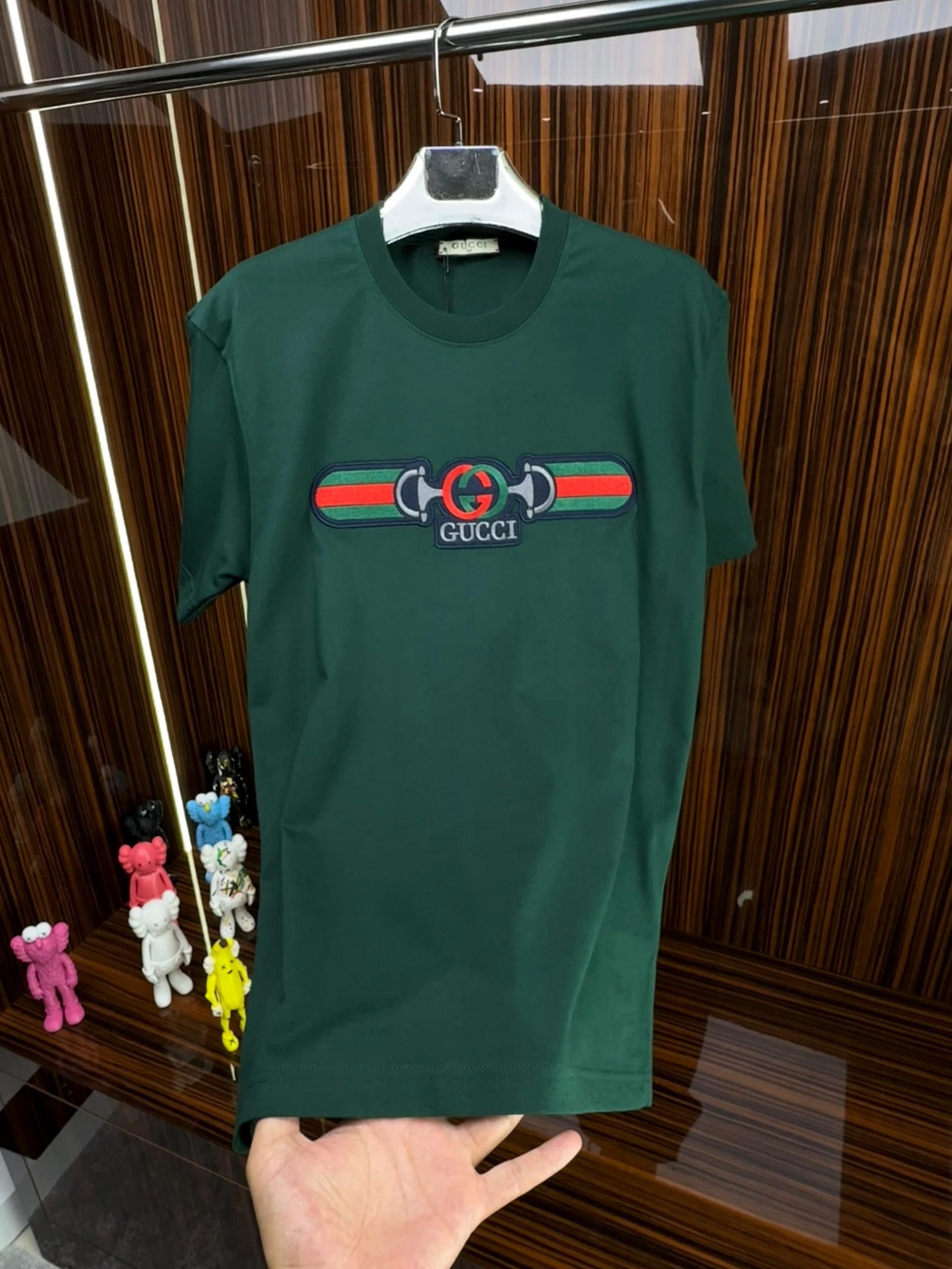 GCC Bisiklet Yaka Tshirt /Yeşil