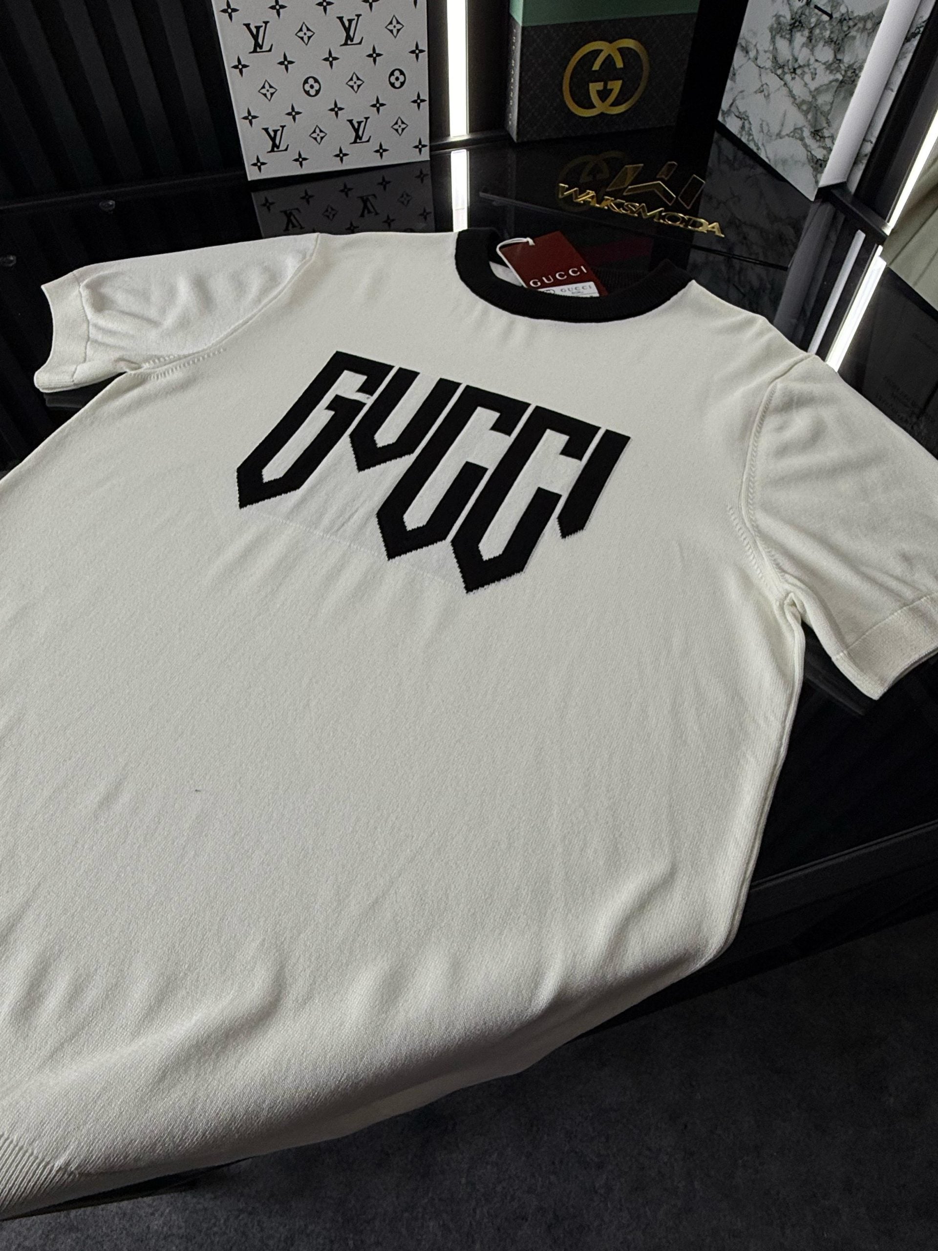 GCC Örme Triko Tshirt /Beyaz