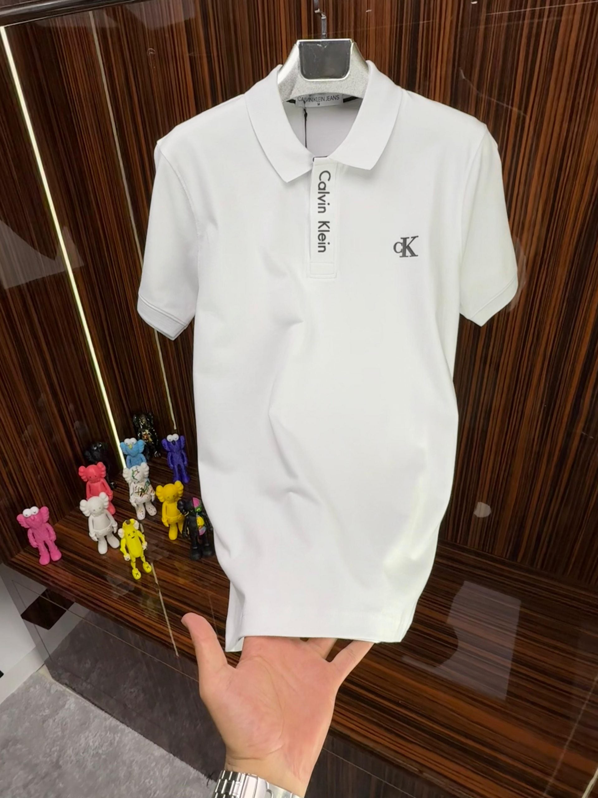 CK Polo Yaka Tshirt /Beyaz