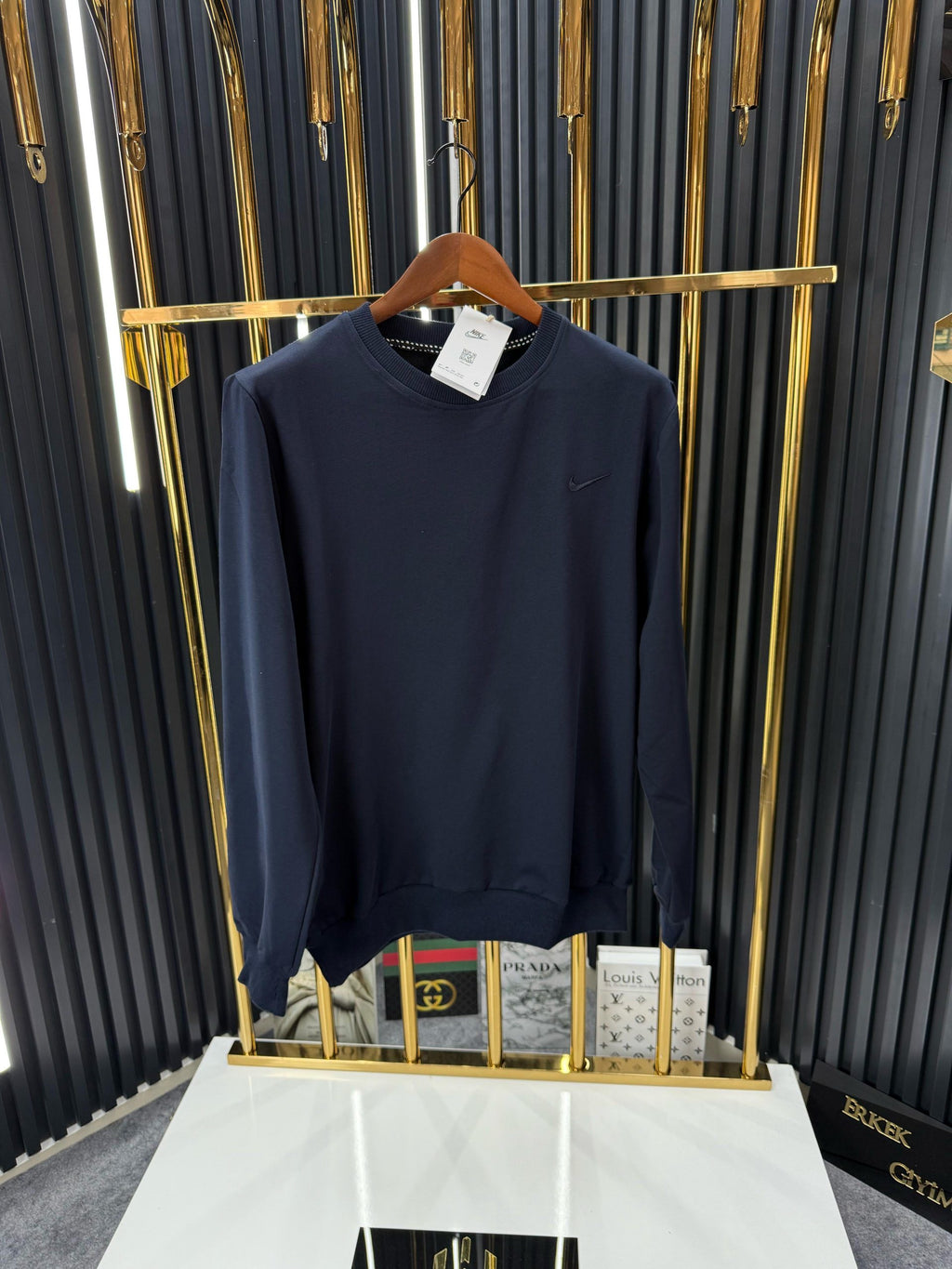 NK Sweat /Lacivert - Battal Beden