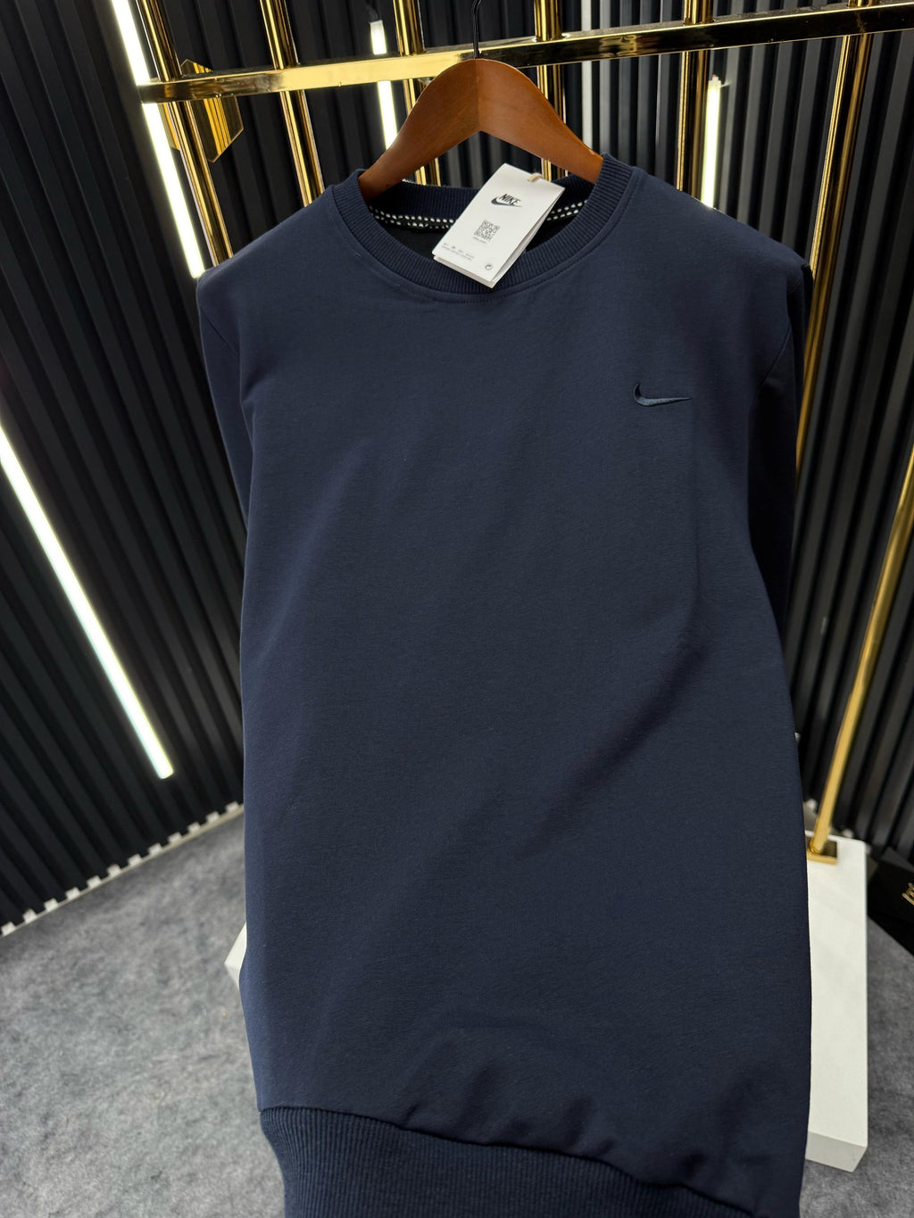 NK Sweat /Lacivert - Battal Beden