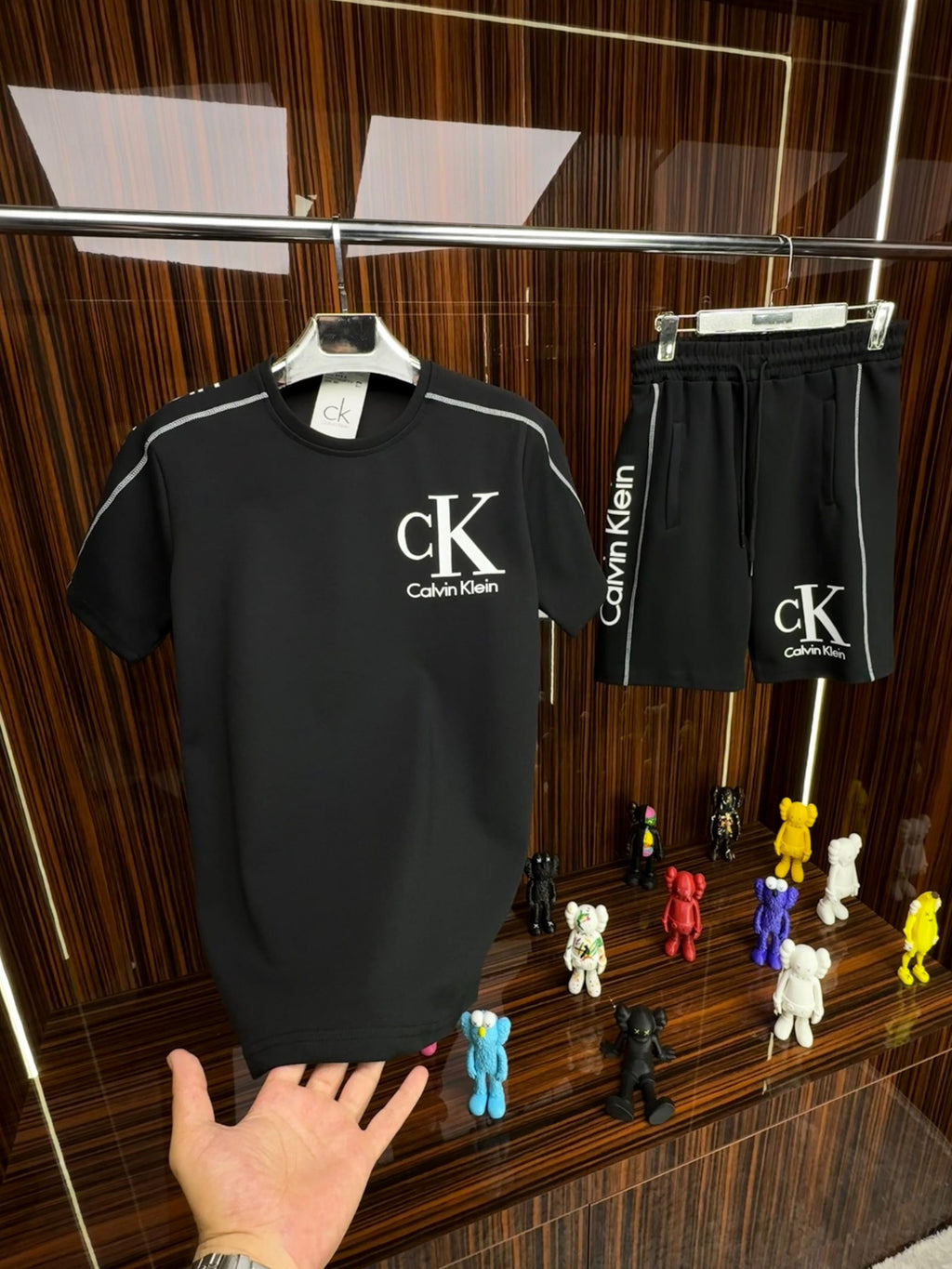 CK Kısa Kollu Takım /Siyah