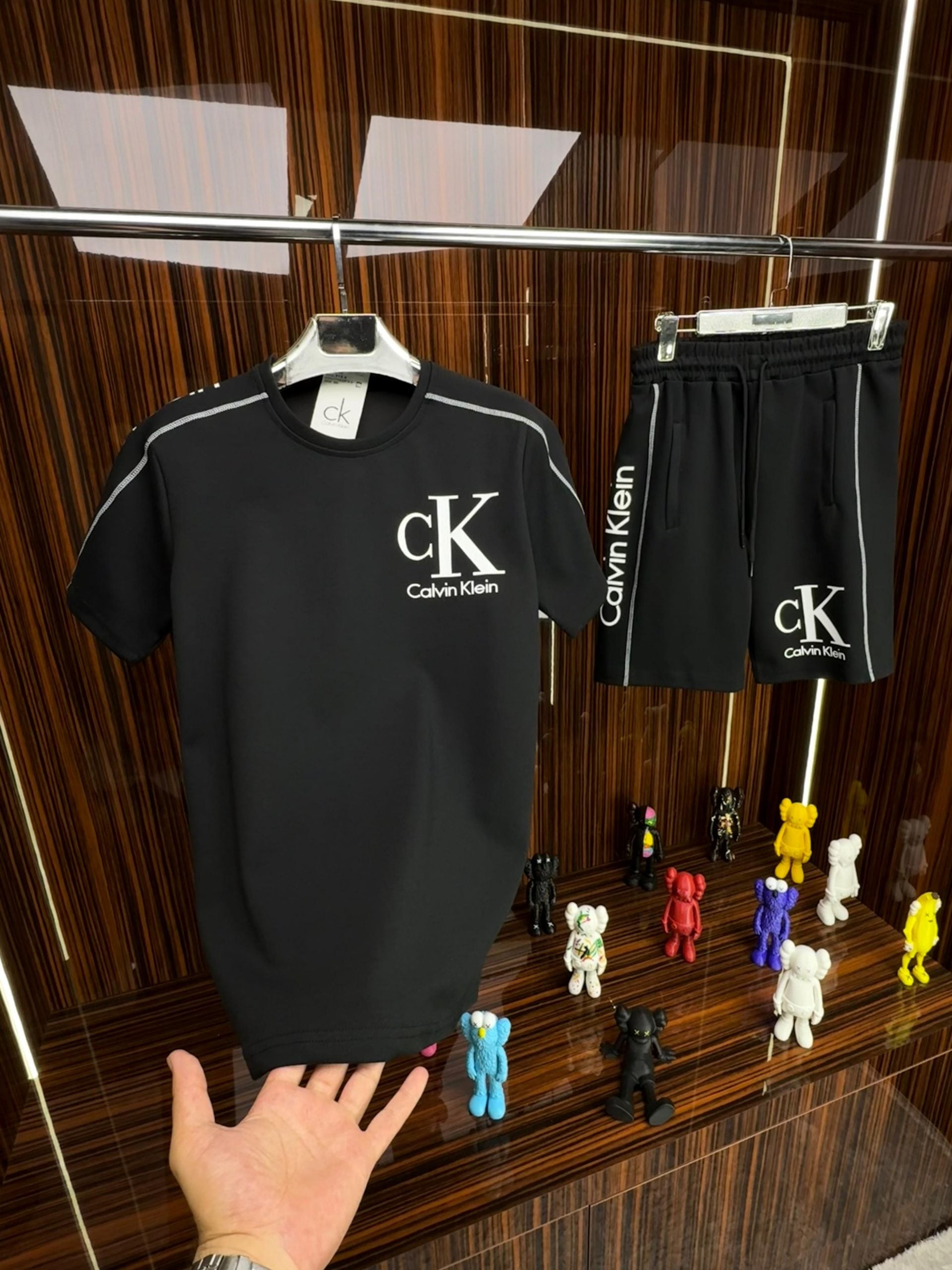 CK Kısa Kollu Takım /Siyah
