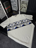 LV Örme Triko Tshirt /Beyaz