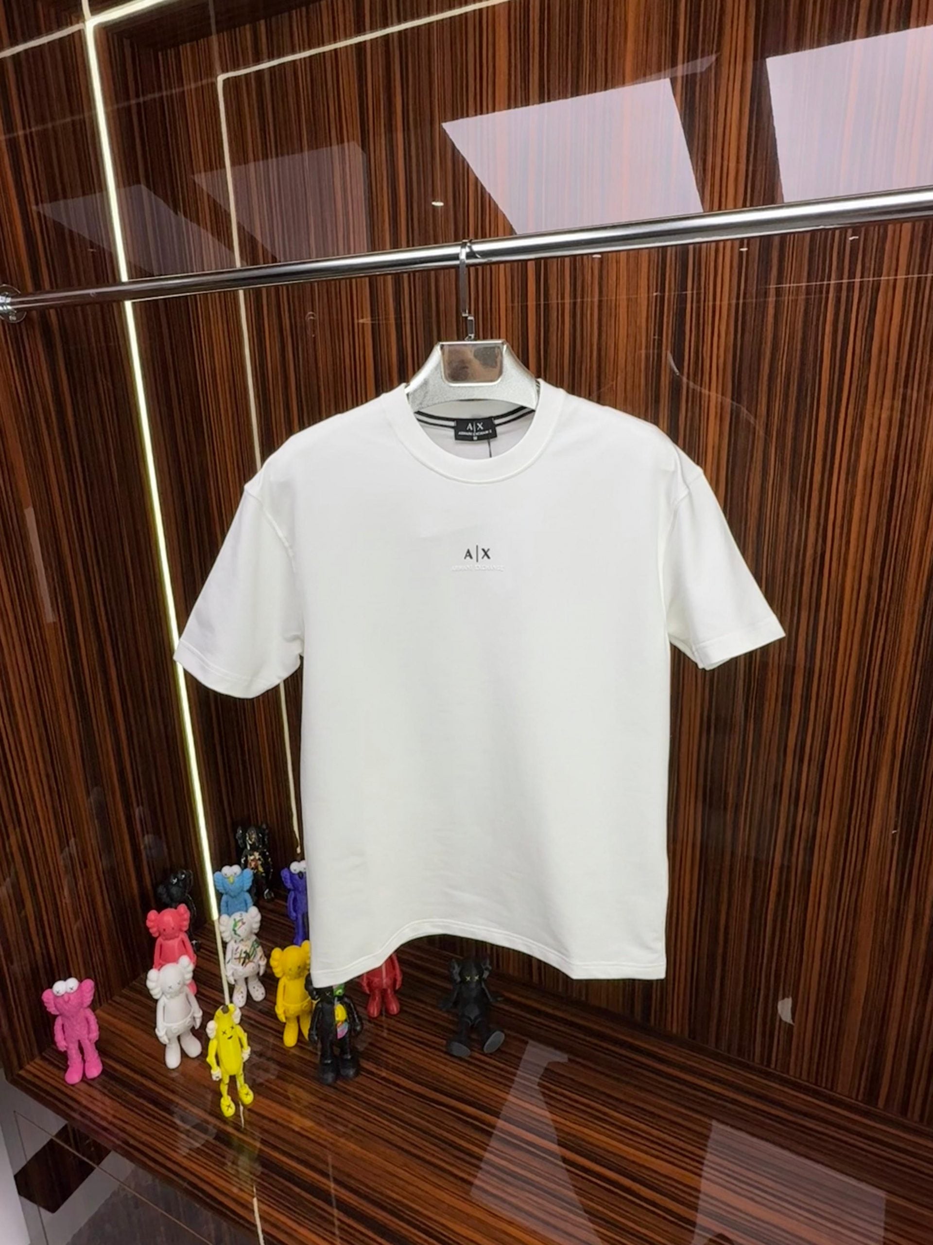 A|X Bisiklet Yaka Tshirt /Beyaz