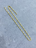 kesme gold model çelik kolye