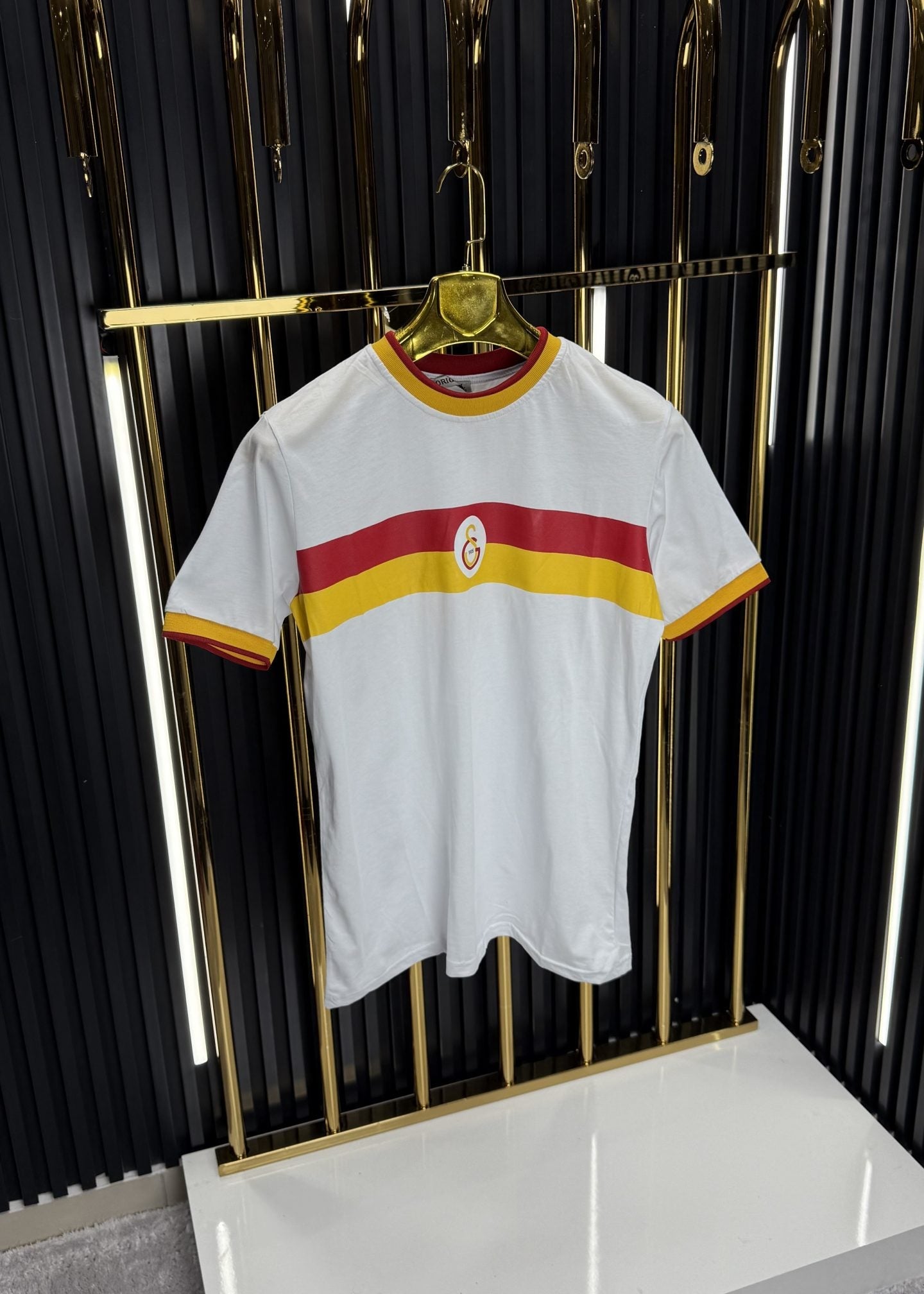GS Tshirt /Beyaz-Çizgili