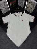 CSBLNC Polo Yaka Örme Triko Tshirt /Beyaz