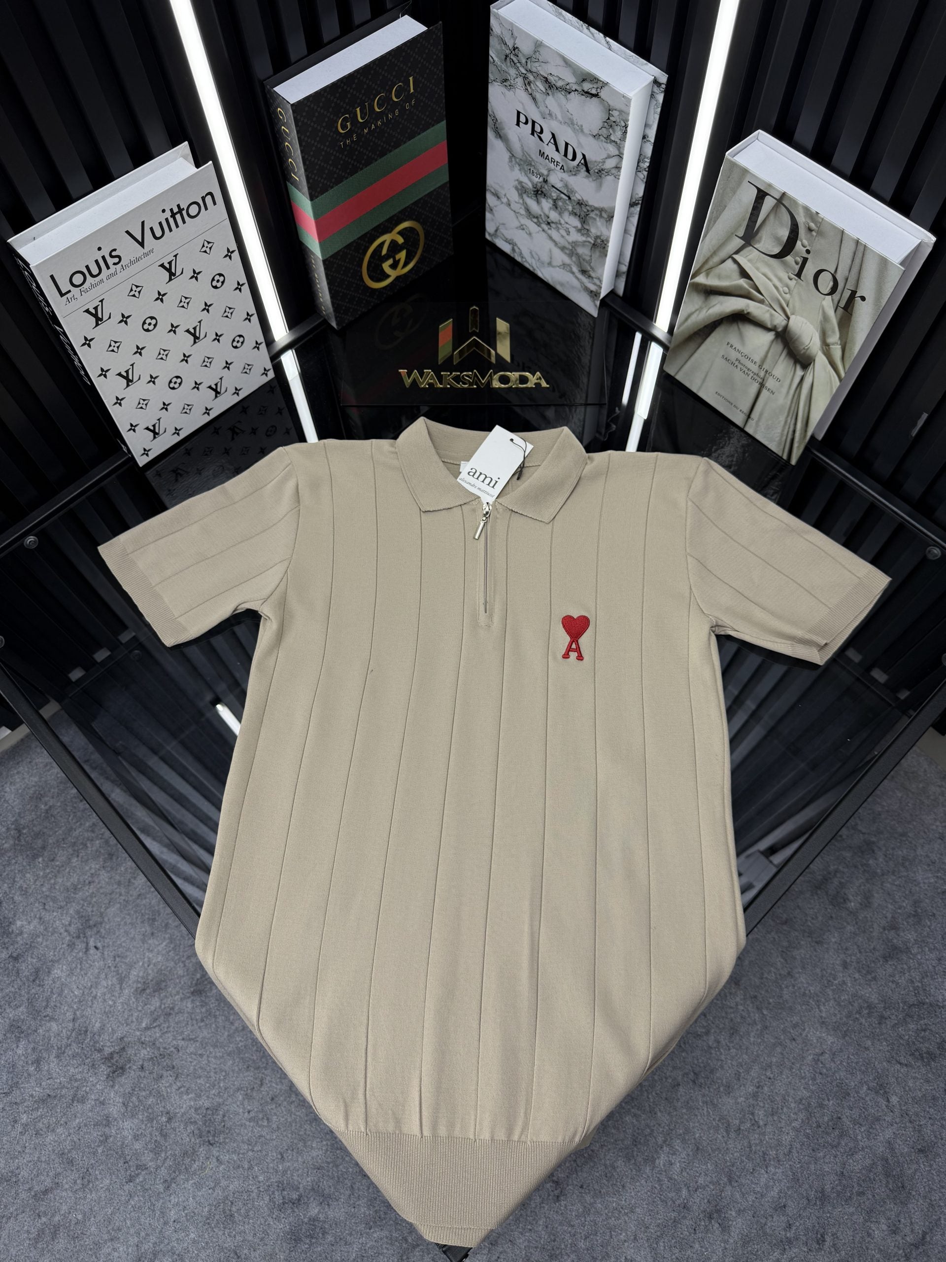 AMİ Polo Yaka Örme Triko Tshirt
