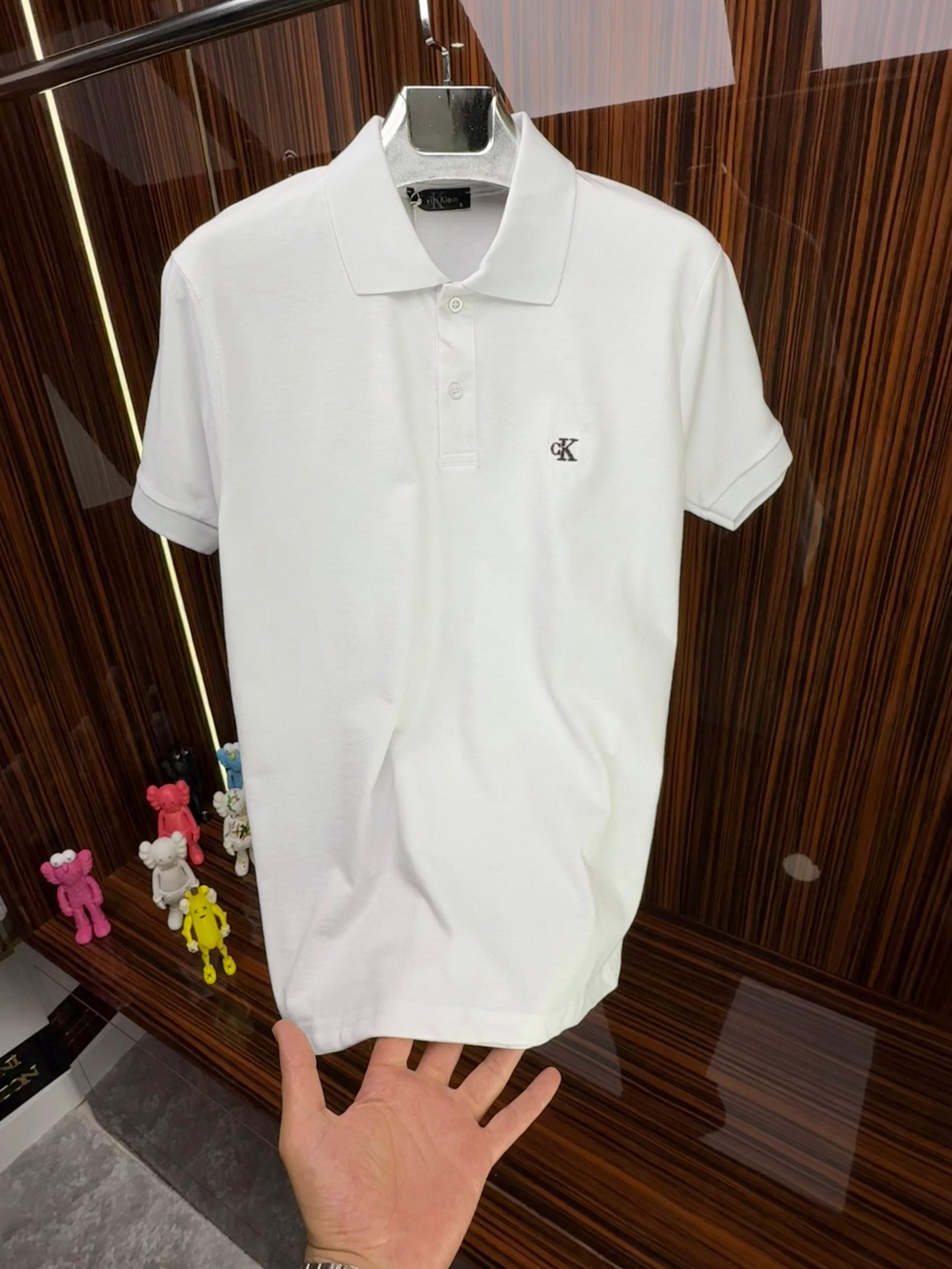 CK Polo Yaka Tshirt /Beyaz