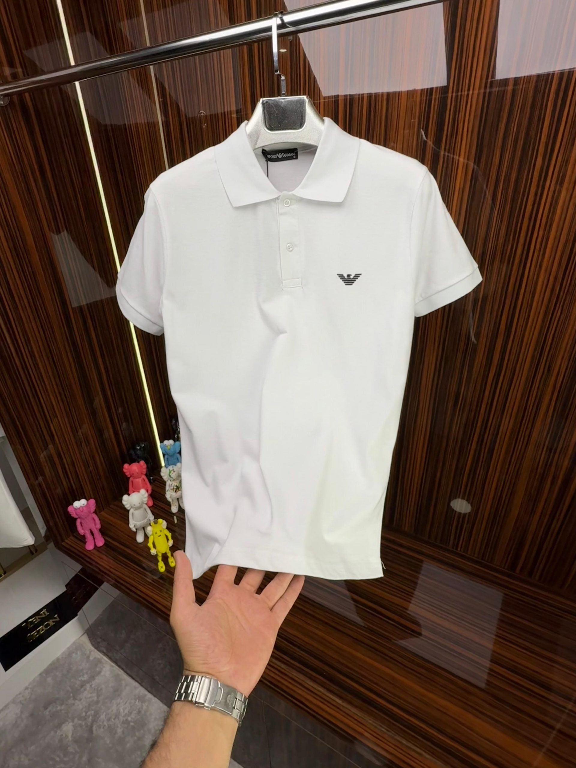ARMN Polo Yaka Tshirt /Beyaz
