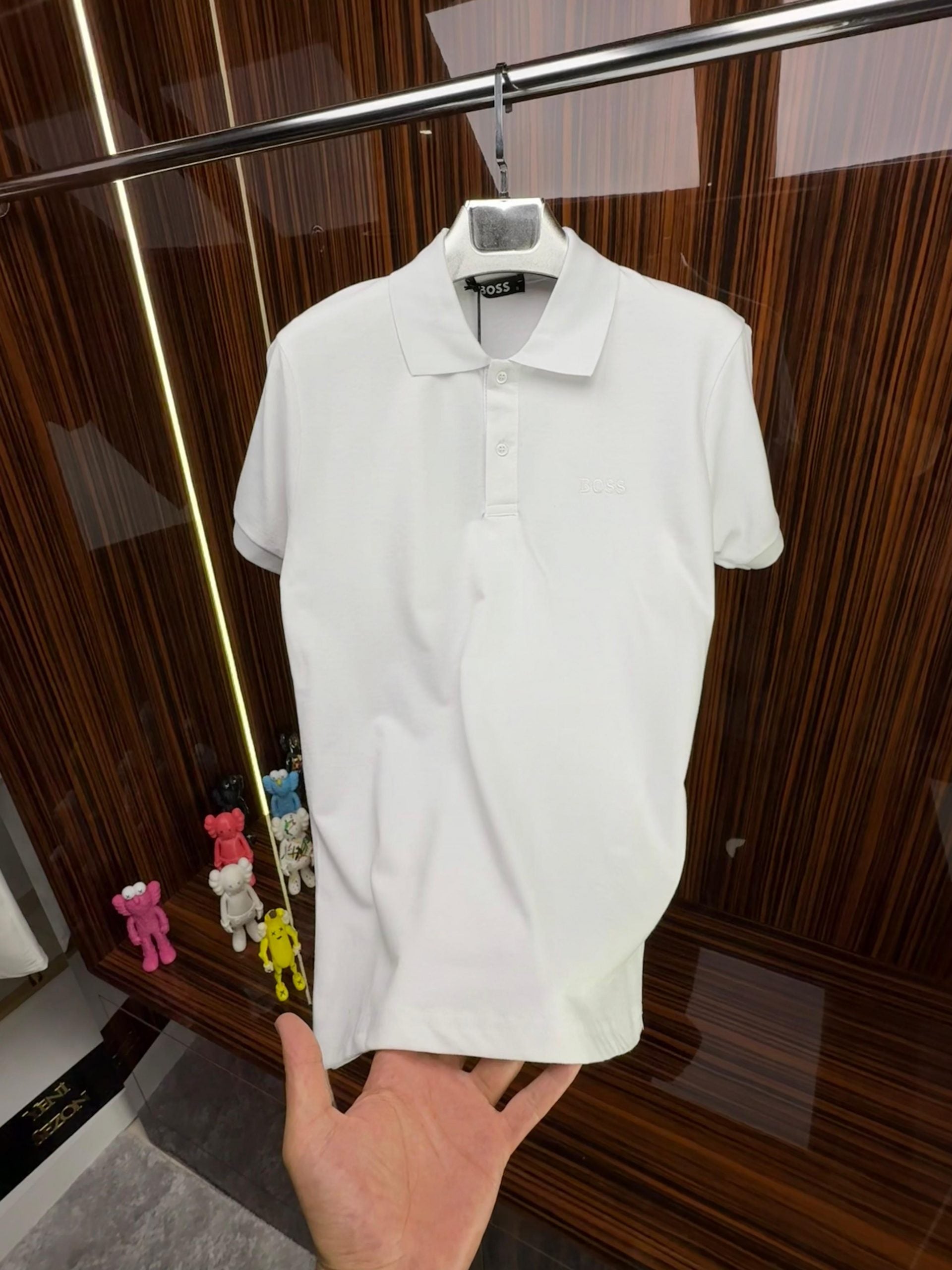 BS Polo Yaka Tshirt /Beyaz