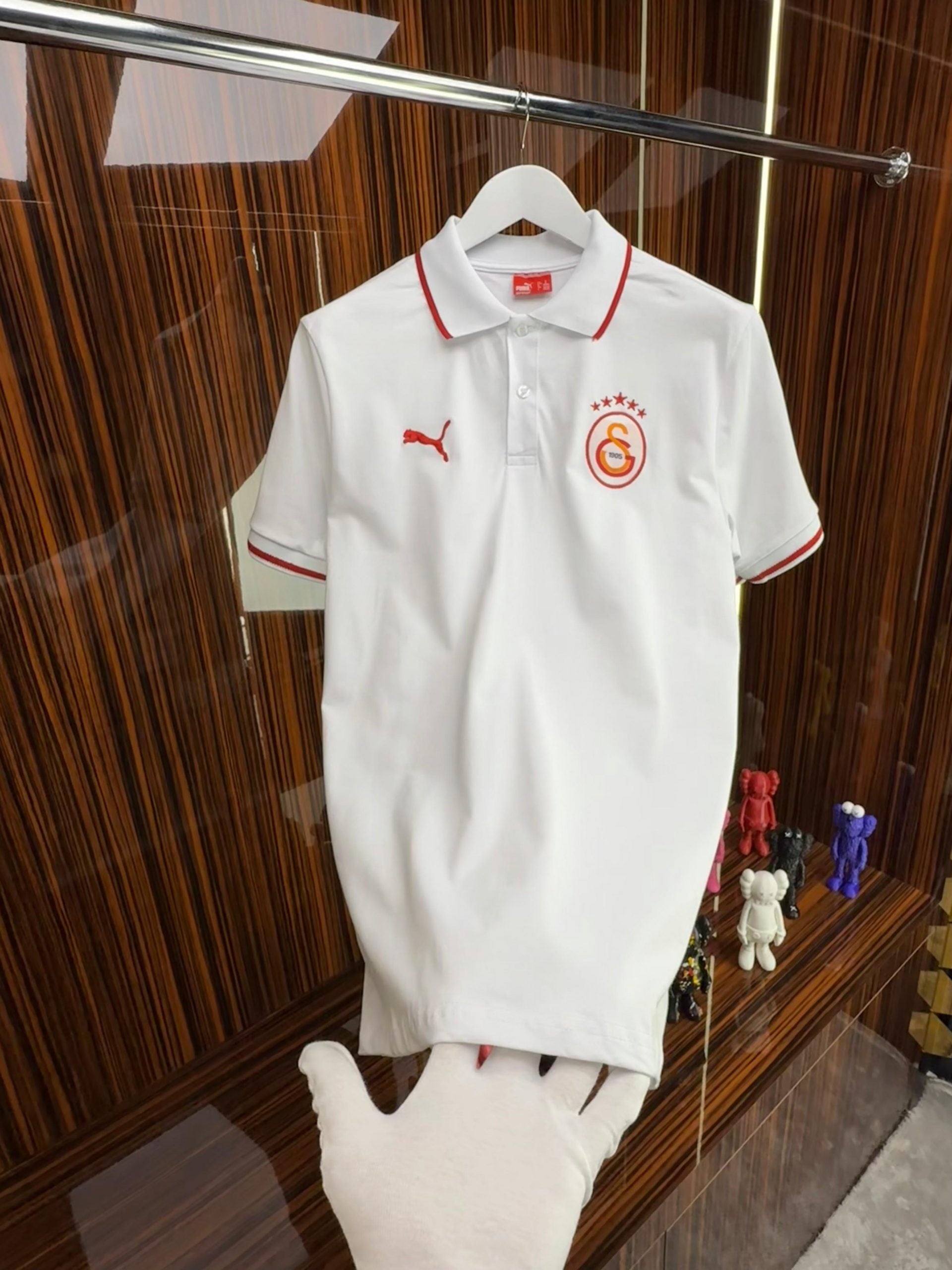 G-S Polo Yaka Tişört /Beyaz