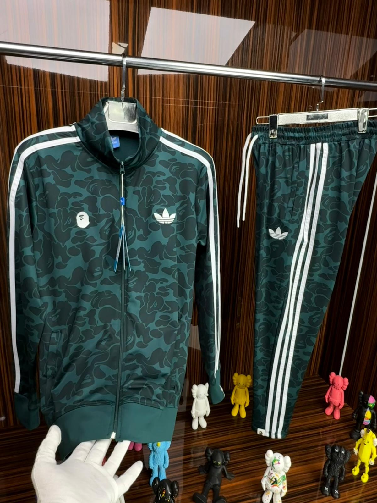 ADS BAPE Eşofman Takımı /Yeşil-Beyaz