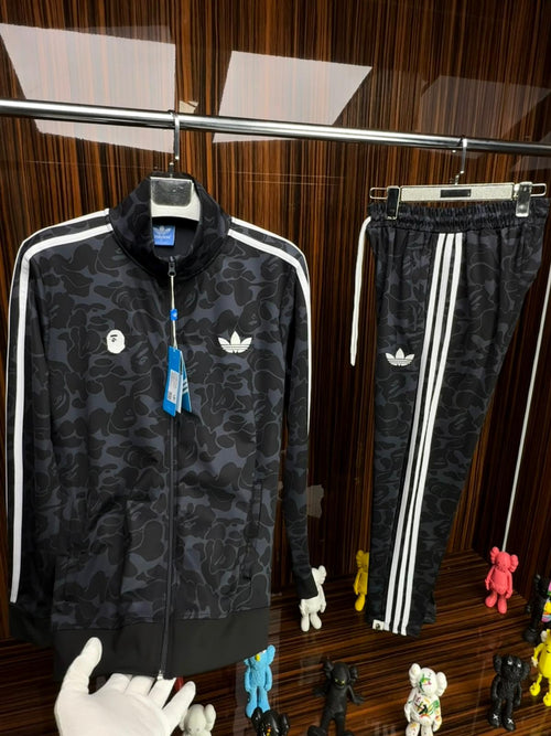 ADS BAPE Eşofman Takımı /Füme-Beyaz
