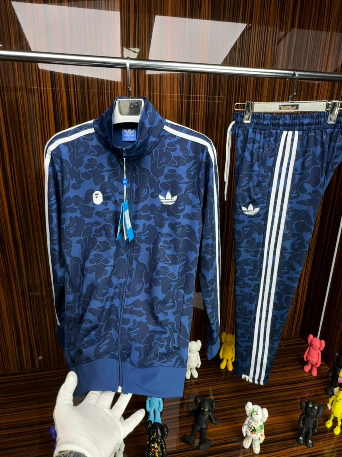 ADS BAPE Eşofman Takımı /Saks-Beyaz