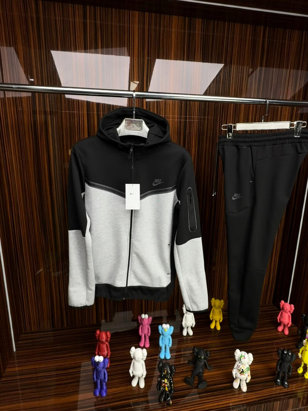 NK TECH FLEECE Eşofman Takımı /Siyah-Gri