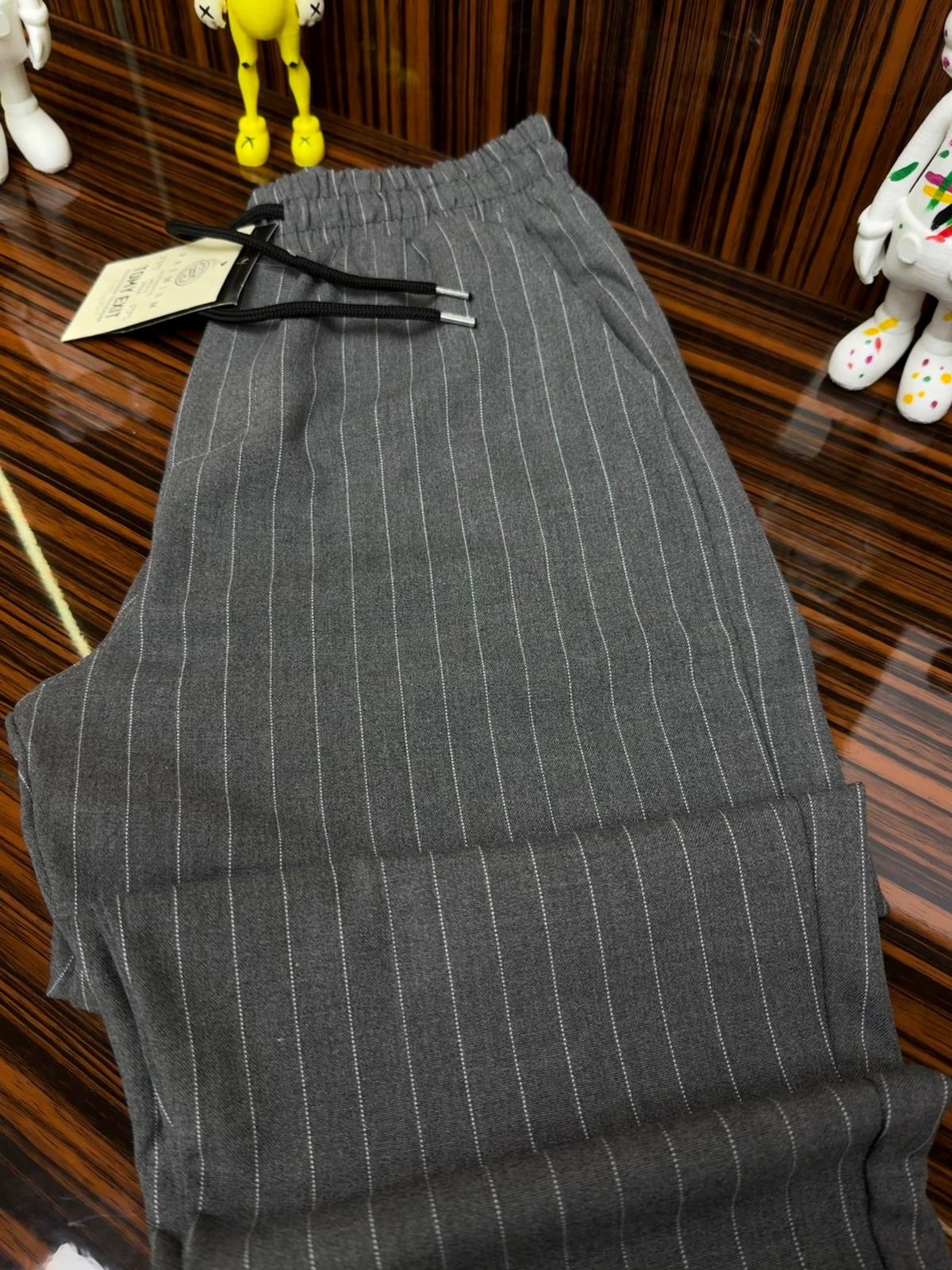 Jager Pantolon /Gri Çizgili
