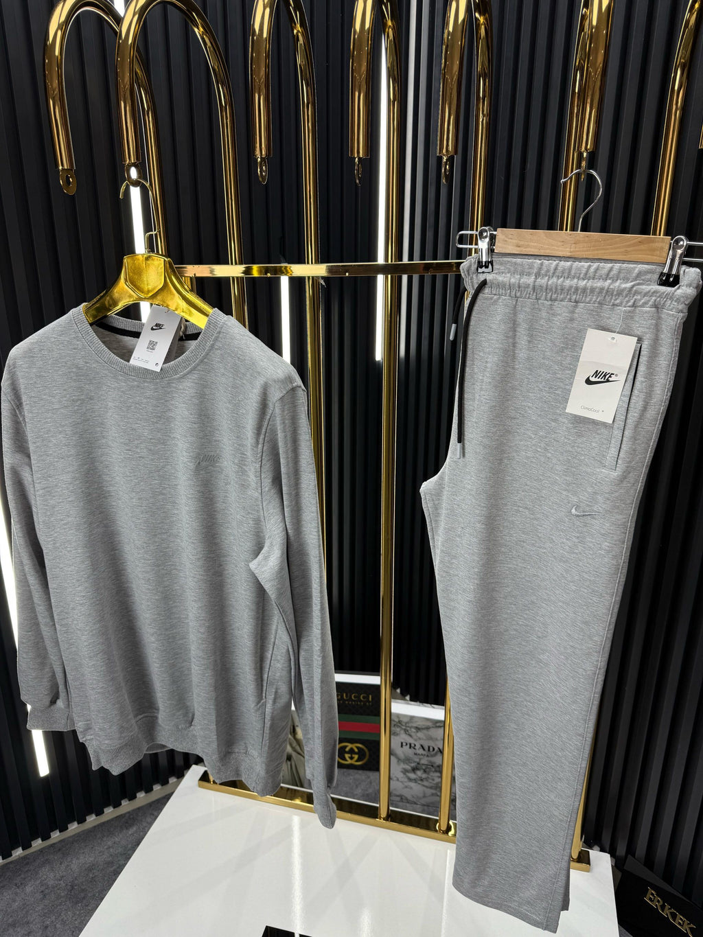 NK Sweat Takım /A.Gri - Battal Beden