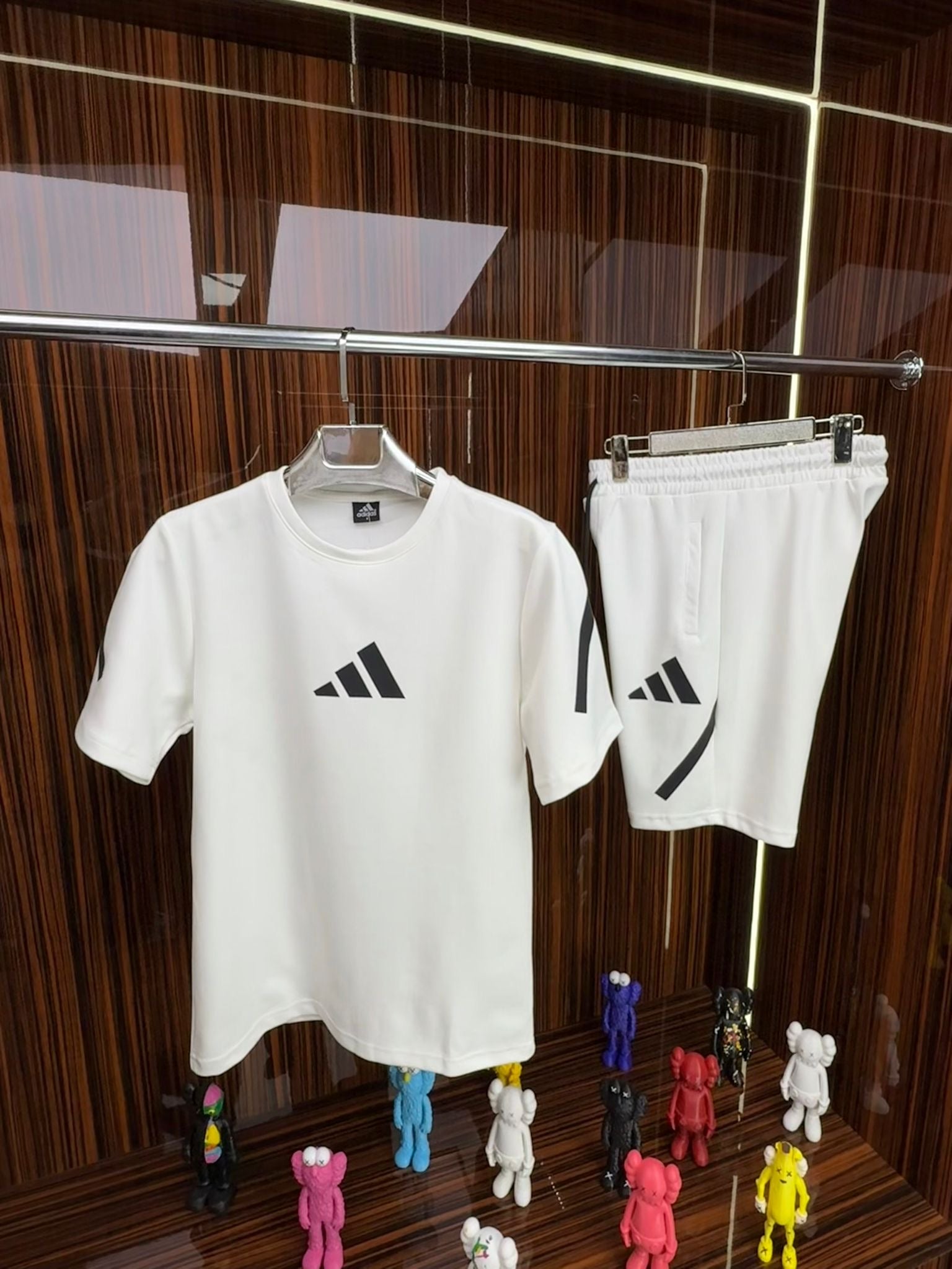 ADS Kısa Kollu Takım /Beyaz